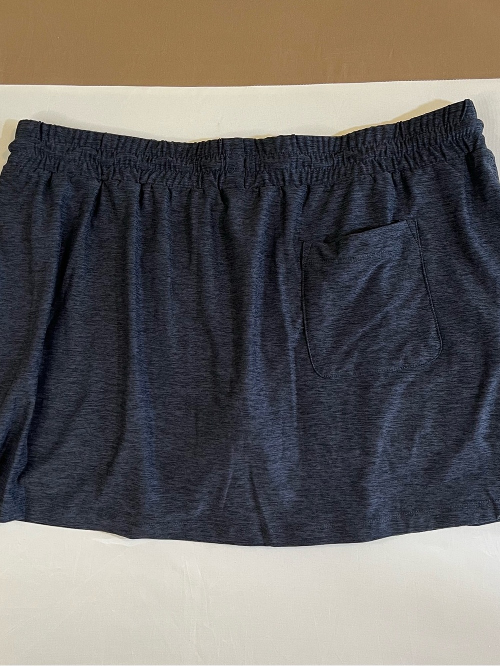 Athletic Works Heather Charcoal Gray Drawstring Skort - Picture 4 of 5